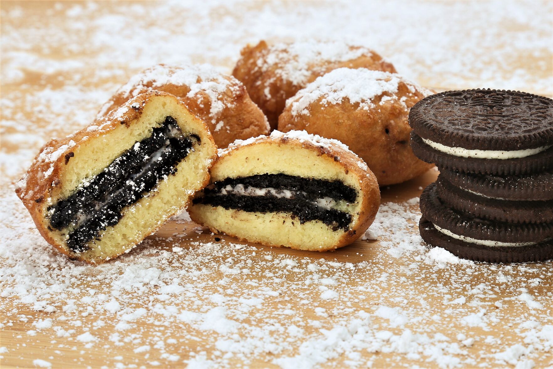 Deep fried Oreos